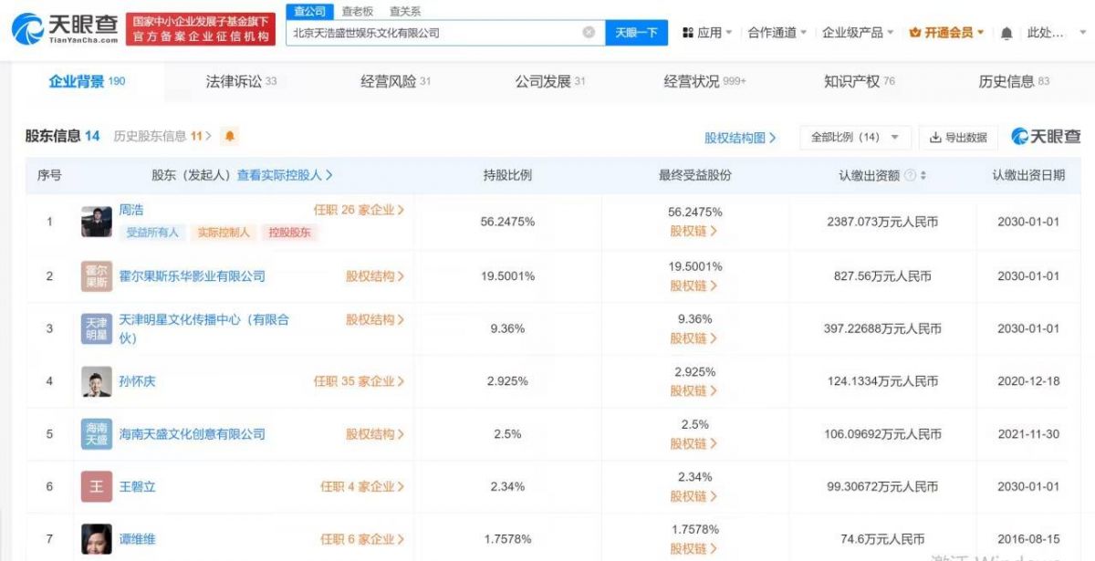 吴秀波公司被强制执行2.9亿余元 涉及合同纠纷